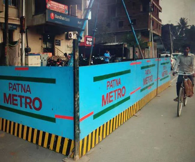 Patna metro construction