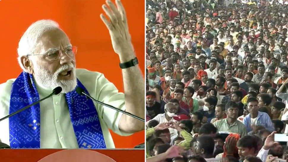 In Hyderabad, BJP filled the slogan, PM Modi made this promise to the people of Telangana