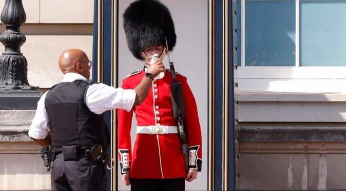 Severe heat in Britain