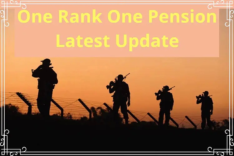 One Rank One Pension scheme