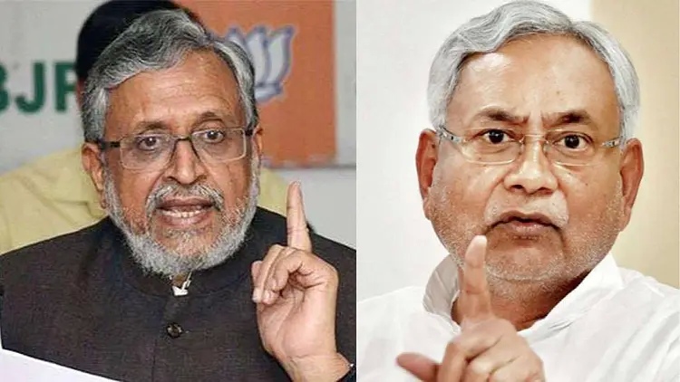 Nitish kumar and Sushil Modi