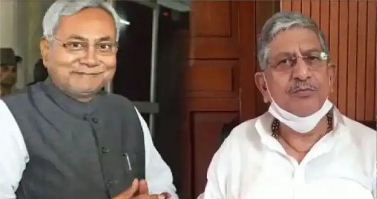 CM Nitish Kumar and Lalan Singh