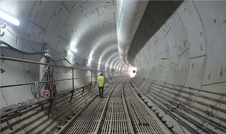 Patna Metro tunnel construction