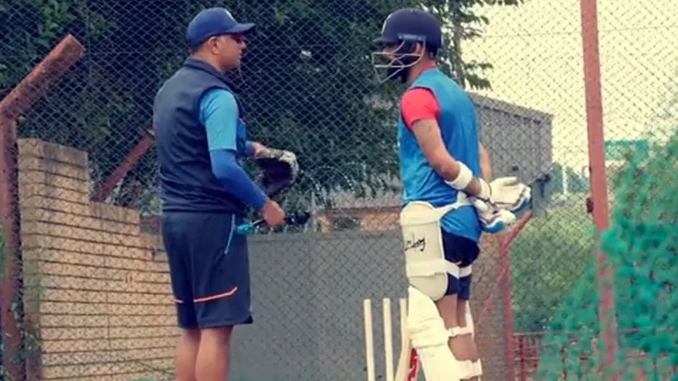 Rahul Dravid and Virat Kohli