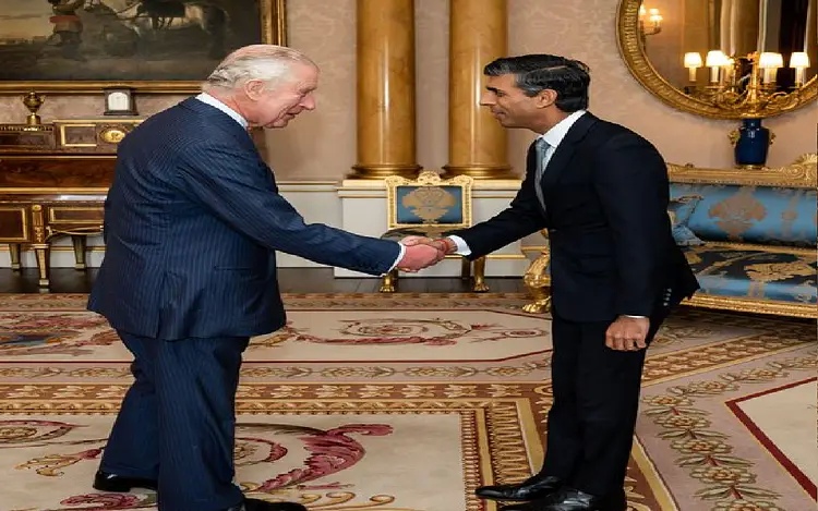 Rishi Sunak and King Charles