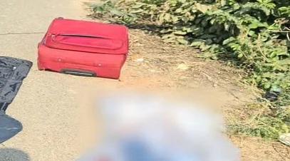 Dead body found in suitcase