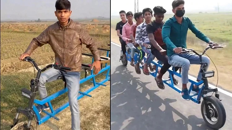 6 seater electric bicycle