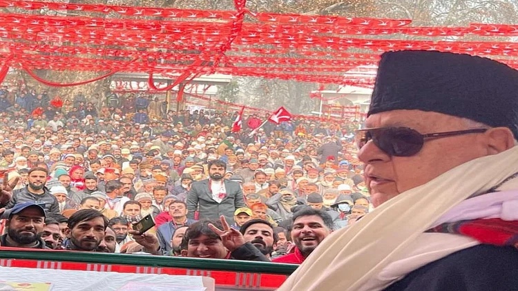 National Conference President Farooq Abdullah