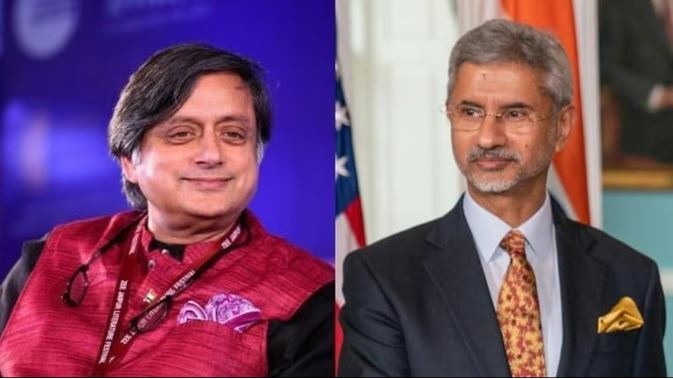 Congress leader Shashi Tharoor praised External Affairs Minister S Jaishankar