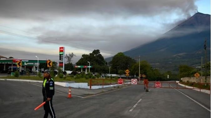 Volcanic eruption in Guatemala