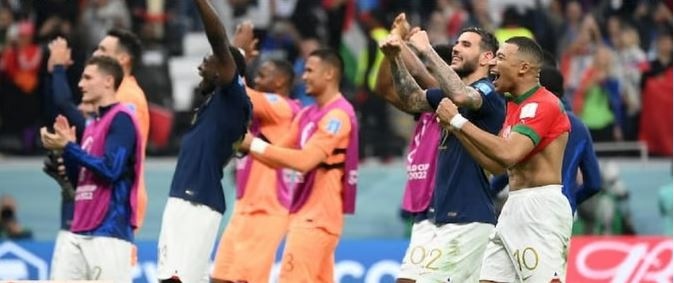 France defeated Morocco