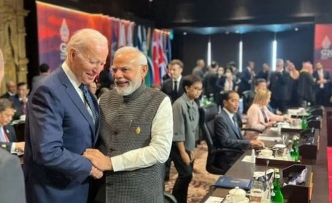 PM Narendra Modi and Joe Biden