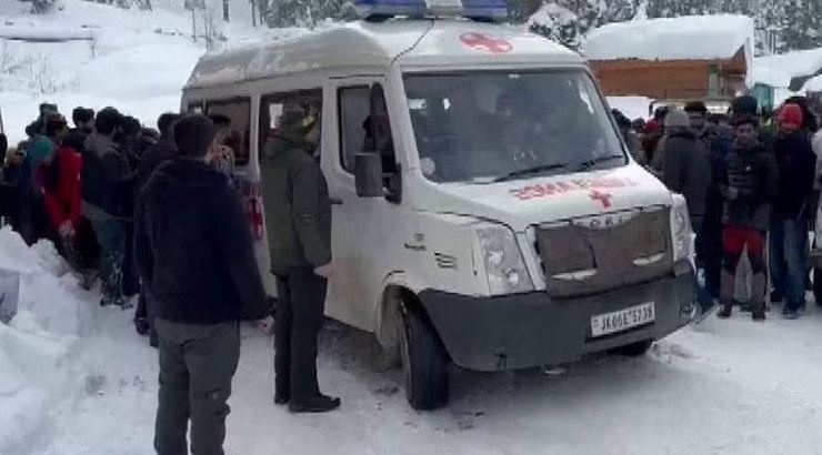Avalanche in Gulmarg