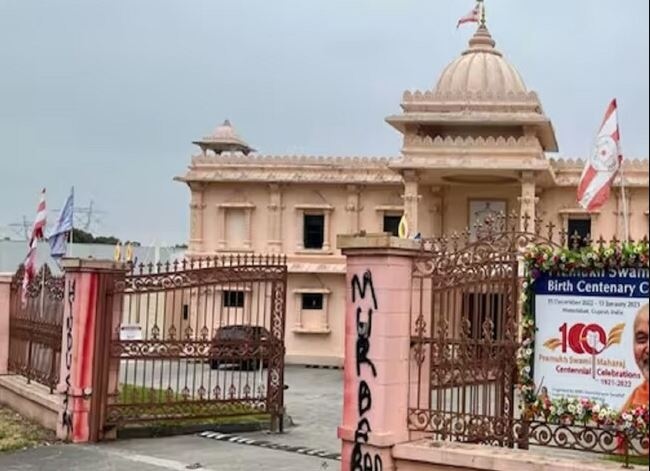 Stop the bhajans or else the consequence, Hindu temple in Australia gets threat again, man was talking in Punjabi