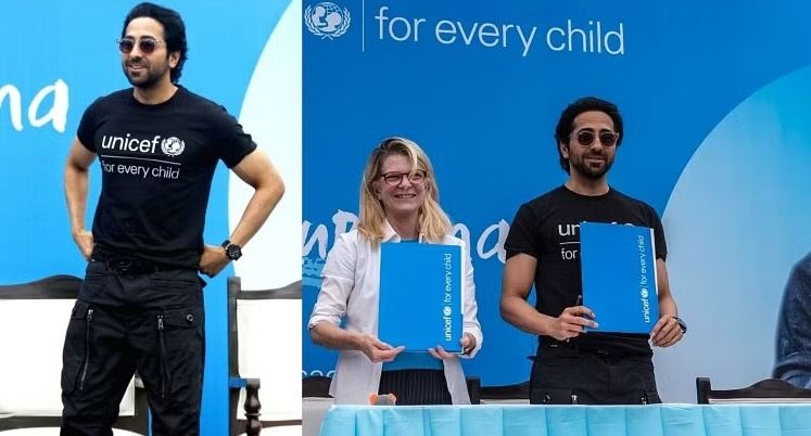Ayushmann Khurrana became National Ambassador of UNICEF