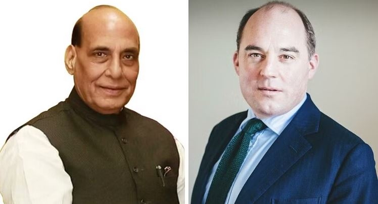 Rajnath Singh and Ben Wallace