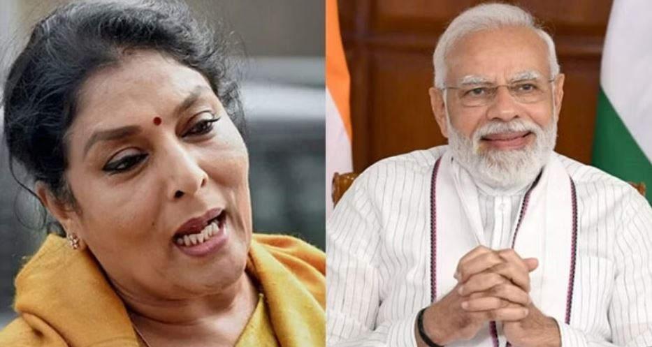 Renuka Chowdhary and PM Modi