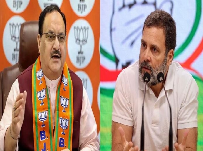 Rahul Gandhi and JP Nadda