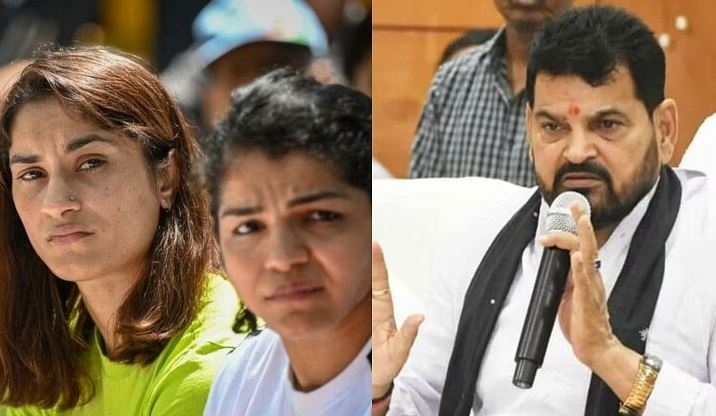 Wrestlers Protest against Brij Bhushan Singh