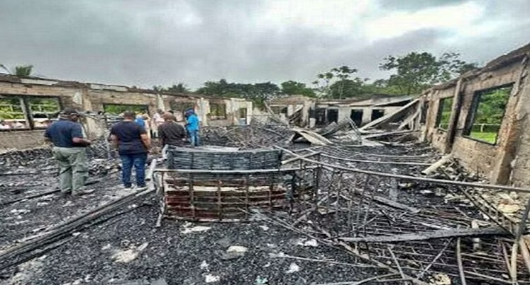 Fire in a school hostel in Guyana