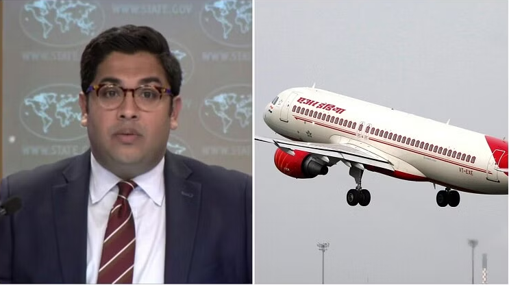 Air India plane landed in Russia