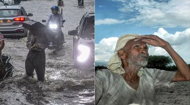 Somewhere flood, somewhere drought situation: Heavy rains in North India, but Indradev got angry in these 12 states