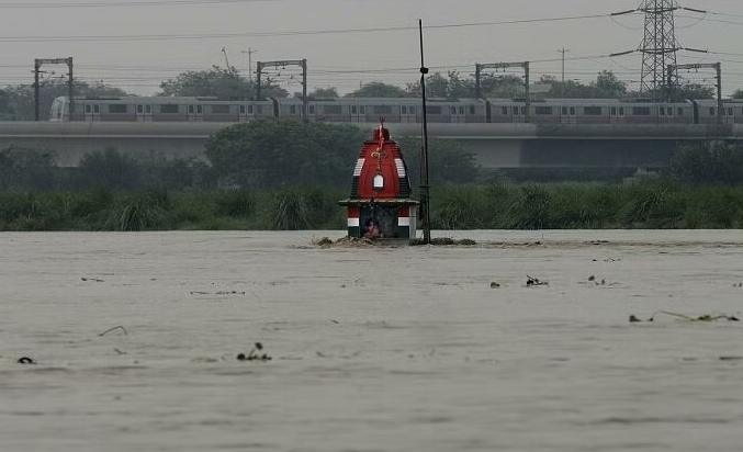 Water level of Yamuna River