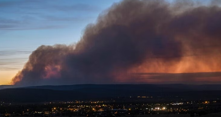 Fierce fire in Cerro Pelado