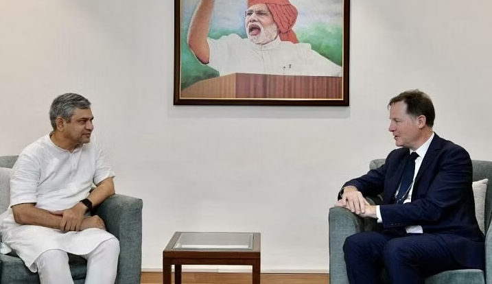 Meta: Meta President Nick Clegg met Ashwini Vaishnav and Dharmendra Pradhan, ministers said this