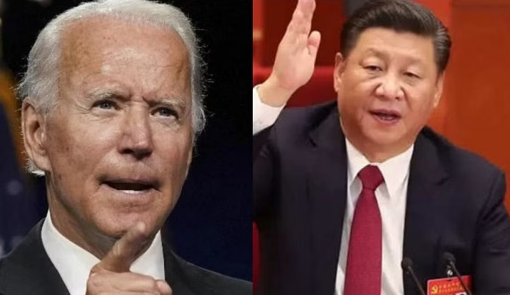 Joe Biden and Xi Jinping