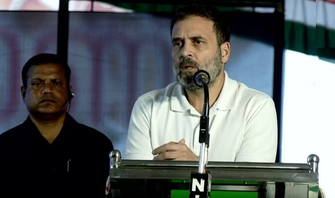 Congress leader Rahul Gandhi in Wayanad