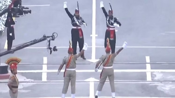 Attari Wagah Retreat Ceremony