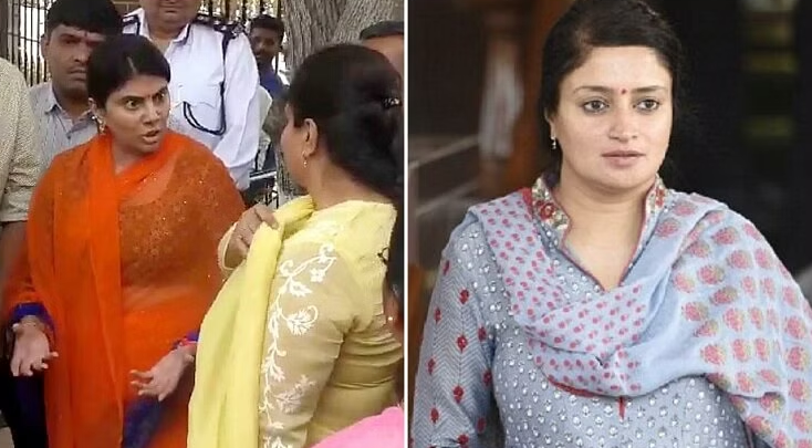 BJP MLA Rivaba Jadeja and BJP MP Poonamben Madam