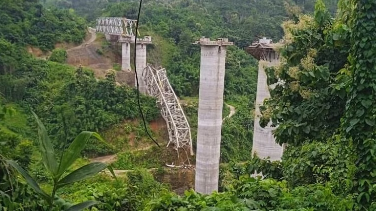 Mizoram Bridge Collapse