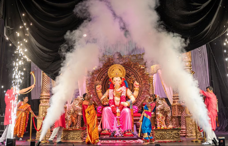 Ganesh Utsav celebrated in America
