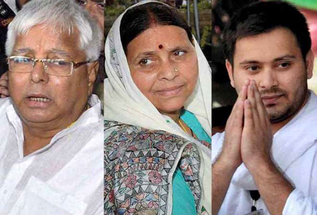 Lalu Yadav Rabri Devi and Tejashwi Yadav