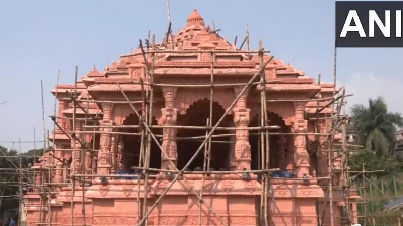 Durga Puja celebrations in Bengal: Pandals built on the theme of Shri Ram Temple, Home Minister Shah will inaugurate