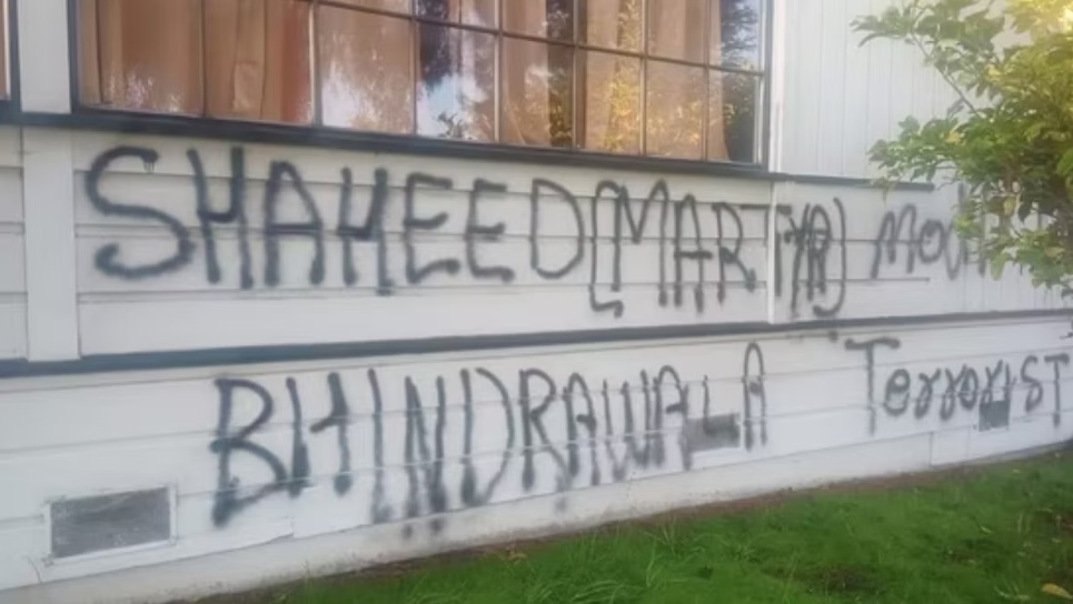 Vandalism of Hindu temple in California