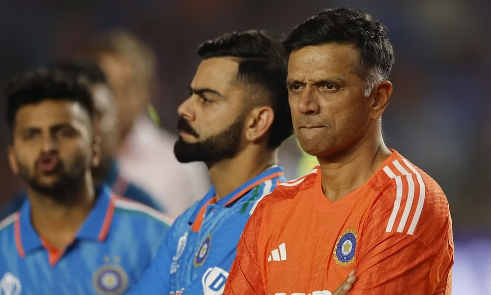 Rahul Dravid and Virat Kohli