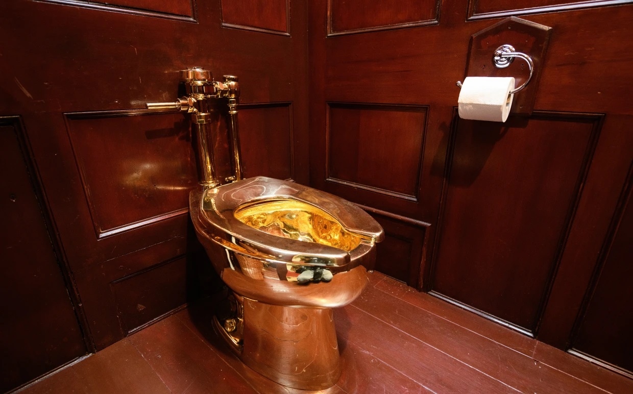 Man Admits to Stealing USD 6 Million Gold Toilet from Churchills Birthplace
