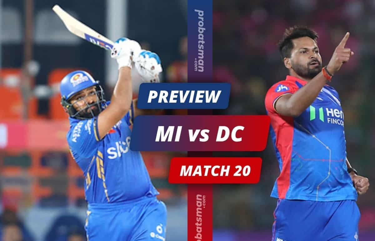 Mumbai Indians Set to Clash with Delhi Capitals in IPL 2024 Encounter