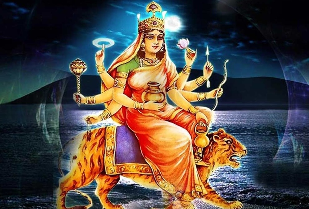 Celebrating the Auspicious Fourth Day of Chaitra Navratri Worshiping Maa Kushmanda