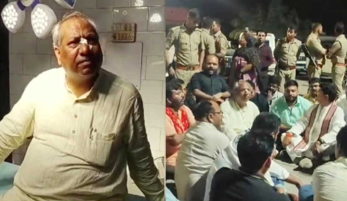 Nishad Party Leader and Yogi Cabinet Minister Sanjay Nishad Assaulted at Wedding Ceremony
