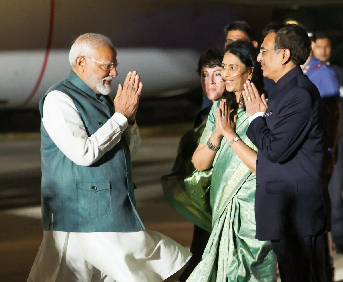 PM Narendra Modi Arrives in Italy for G7 Summit