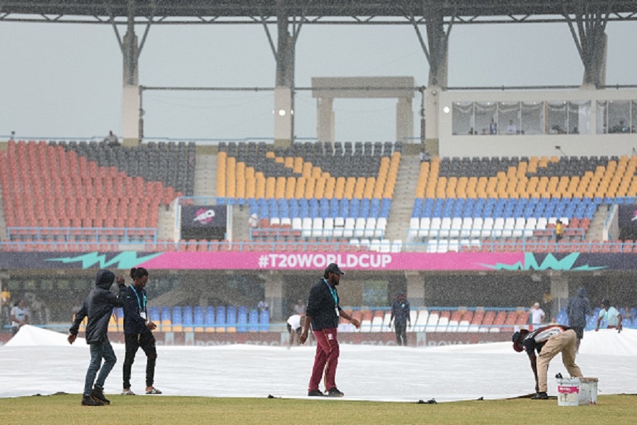 Toss Delayed Due to Rain Between Namibia and England at T20 World Cup in Antigua