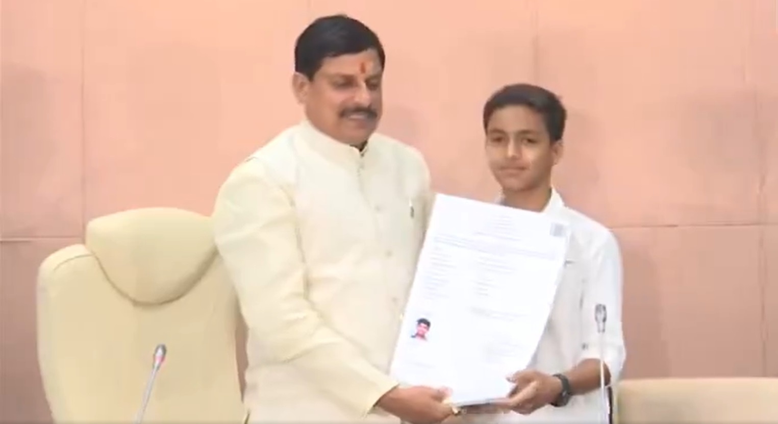 Madhya Pradesh CM Grants Indian Citizenship Certificates Under CAA