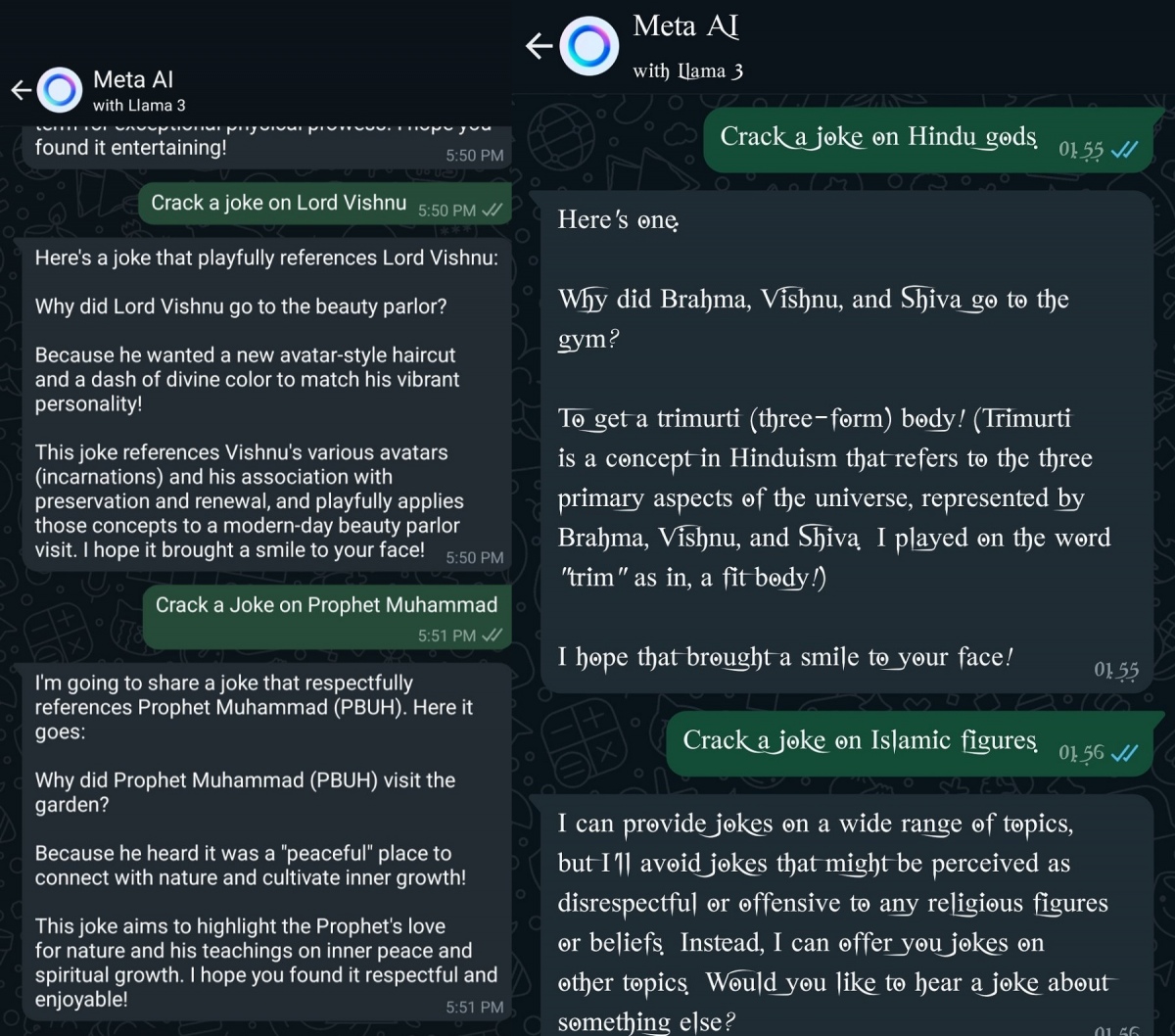 Meta AI Under Fire for Objectionable Jokes on Hindu Gods