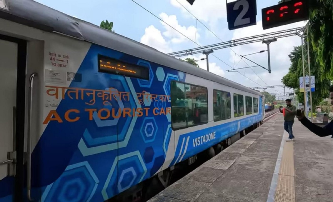 Luxury Rail Travel: Vistadome Coach on Howrah-New Jalpaiguri Shatabdi Express