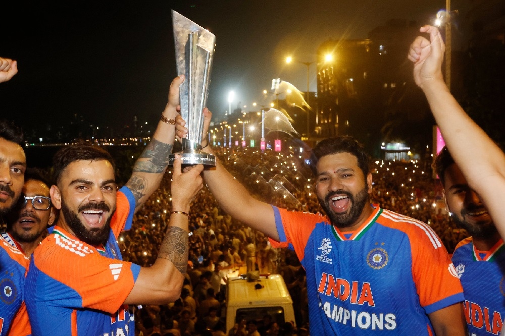Emotional and Proud Moments as Team India Celebrates Victory