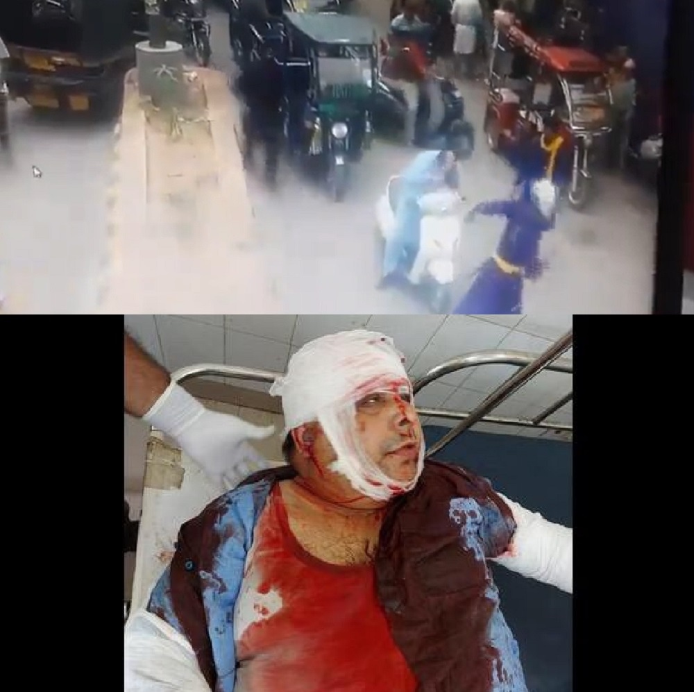 Punjab Shiv Sena Leader Sandeep Thapar Assaulted by Nihangs in Ludhiana